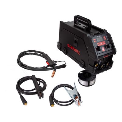 Maquina De Soldar Microalambre Y Electrodo 130amp C/antorcha Color Negro Frecuencia 60 Hz