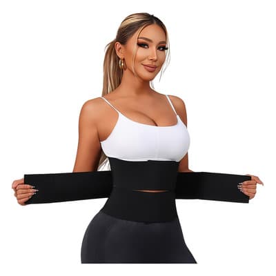 Faja Chaleco Velcro Busto Colombiano Corset Tres 3 Velcros