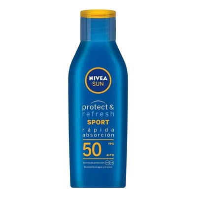 Protector Solar Corporal Nivea Sun Protect & Refresh Sport En Loción Fps 50+ 200ml, Rápida Absorción - $188.00 en Mercado Libre | PrecioMX