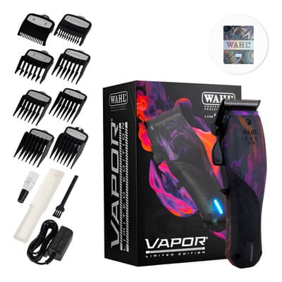 Máquina Cortadora De Pelo Inalámbrica Wahl® Vapor Limited Edition 5 Star Auténtica Clipper Professional Para Barberia Y Estética Con Peines Guía Premium Color Negro/morado - $3,612.00 en Mercado Libre | PrecioMX