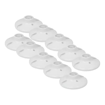Kit De 10 Portalámparas Socket De Porcelana 4-1/2', Redondos Color Blanco - $211.00 en Mercado Libre | PrecioMX