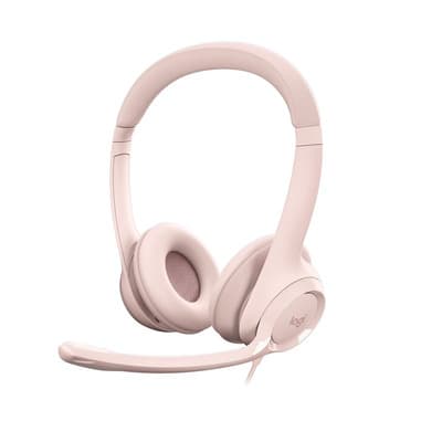 Auriculares Usb Logitech H390 Para Computadora 20 Hz - 20 Kh Color Rose Color de la luz NA