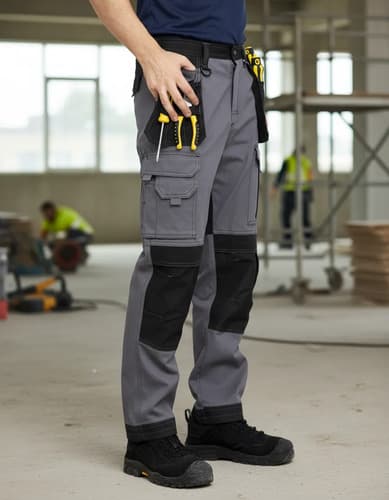 Pantalon Cargo De Trabajo Uso Rudo Industrial Multibolsillo