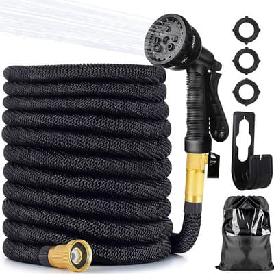 Manguera Expandible de Jardín SIMUKY 15m MJ8 con 8 Modos y Accesorios Incluidos