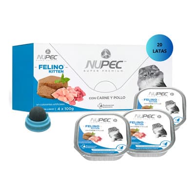 Paquete Nupec Kitten Gato 20 Latas Húmedas - $645.00 en Mercado Libre | PrecioMX