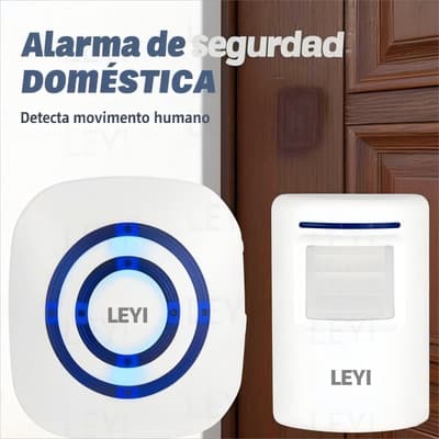 Letech® Timbre Inalámbrico Con Sensor De Movimiento 38 Tonos Alcance 50m | Alarma Sonora Para Tiendas Y Negocios Blanco - $256.98 en Mercado Libre | PrecioMX