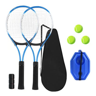Set De Raquetas Y Entrenador De Tenis Para Niños Y Principiantes, Con 2 Raquetas, 3 Pelotas Y Base - $591.83 en Mercado Libre | PrecioMX