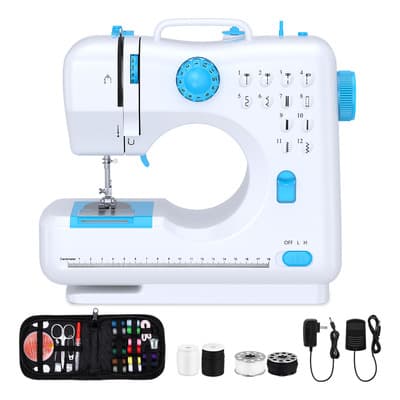 Máquina De Coser Eléctrica Portátil Multifunción 12 Puntada Zuszox, Pedal De 2 Velocidades, Kit De Hilo De Coser, Minimáquina De Coser Eléctrica Para Niños Y Adultos,para Remendar Y Hacer Manualidades - $494.52 en Mercado Libre | PrecioMX