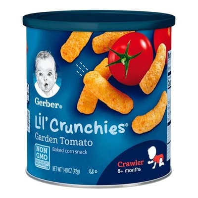 Snacks Para Bebé Gateando Gerber Lil Crunchies Garden Tomato - $159.99 en Mercado Libre | PrecioMX