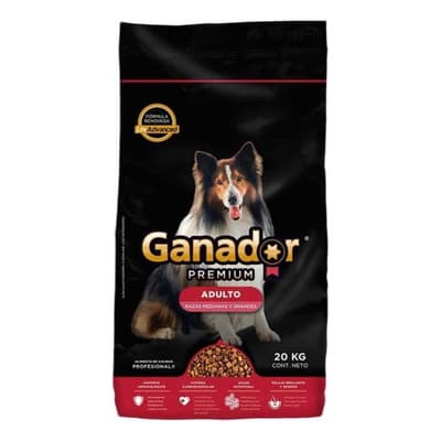 Alimento Ganador Premium Para Perro Ganador Premium Para Perro Adulto De Raza Mediana Y Grande De 20 Kg - $1,465.00 en Mercado Libre | PrecioMX