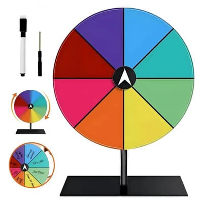Ruleta Giratoria De Premios Rueda Para Juegos De Mesa Premios Giratoria Para Eventos Y Sorteos Rueda De La Fortuna De Mesa Editable Cxmqiaga - $58.00 en Mercado Libre | PrecioMX