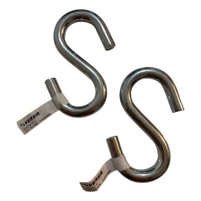 Ganchos S Galvanizados Makaart 3/8 Hamaca Cama 100 kg Resistencia