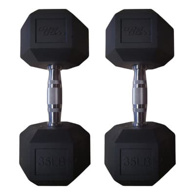 Par De Mancuernas Hexagonales 35 Lbs Wod Pro Pesas Color Negro - $1,797.00 en Mercado Libre | PrecioMX
