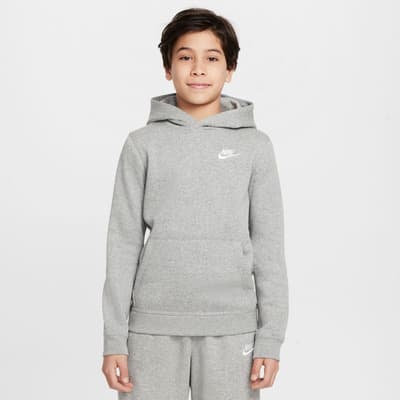 Sudadera Niños Grandes Nike Sportswear Club Gris Bv3757-063