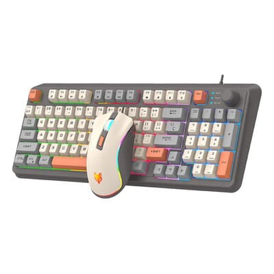 Free Wolf K820 Kit De Teclado Y Mouse En Español Con Cable Mouse Blanco Teclado Negro - $468.00 en Mercado Libre | PrecioMX