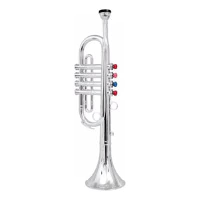 Trompeta Juguete Instrumento Musical De Viento Para Niños, Hecho De Plástico Metalizado Plateado, 4 Teclas/notas, Ideal Para Iniciar En La Música, Fomenta El Juego Creativo - Fantastic Toys Fix - $499.00 en Mercado Libre | PrecioMX
