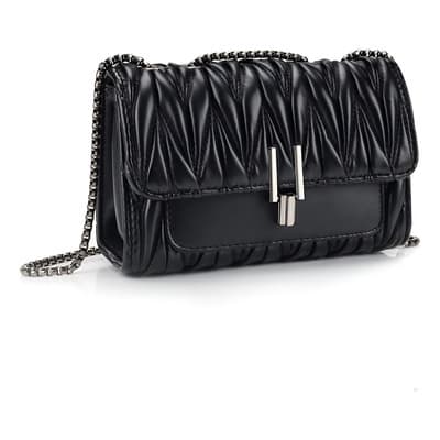 Bolso Crossbody Dama Negro Para Mujer Con Cierre Liso Níquel - $187.74 en Mercado Libre | PrecioMX