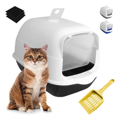 Arenero Cerrado Para Gatos Antiolores Puerta Palita Y Filtro Color Negro - $199.00 en Mercado Libre | PrecioMX