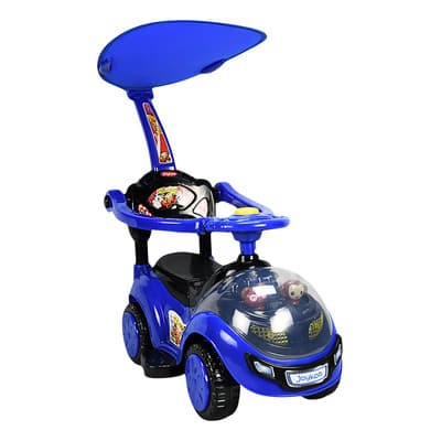 Montable Correpasillos Para Niños Luz Sonido Bastón Y Toldo Azul Joykoo - $1,249.00 en Mercado Libre | PrecioMX