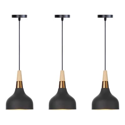 Lámparas Colgantes Oxyglow Jaula Negro Para Techo 3 Piezas E27 - $398.40 en Mercado Libre | PrecioMX