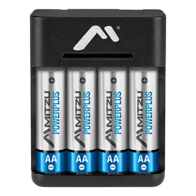 Pilas Recargables Aa Bateria Recargable Doble Aa Pila Ni-mh Mitzu Carga Rápida Larga Duración 4 Pilas Mp-4xaa700 - $212.43 en Mercado Libre | PrecioMX