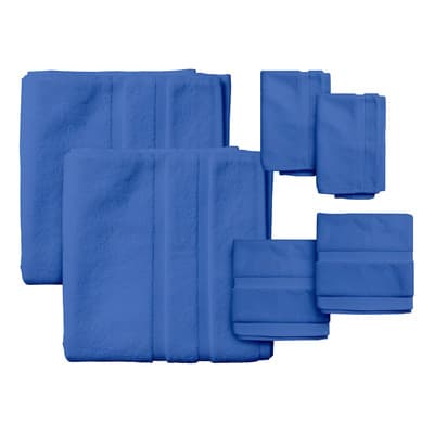 6 Toallas Microfibra Premium (2 Facial, 2 Manos, 2 Baño) Rey