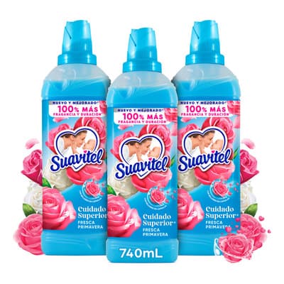 Pack X3 Suavizante De Ropa Suavitel Cuidado Superior 740ml - $92.00 en Mercado Libre | PrecioMX