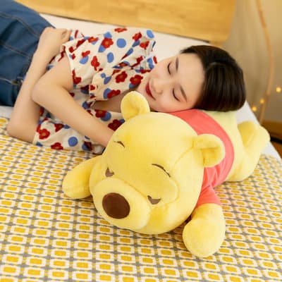 Peluche Winnie Pooh Almohada Juguetes 45cm Regalos Para Niño Winnie Pooh Regalos De San Valentín Amarillo Pálido