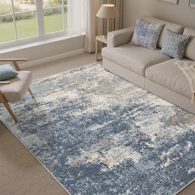 1.5x2.1m Alfombras Estilo Abstracto Moderno Tapete Para Sala - $688.47 en Mercado Libre | PrecioMX