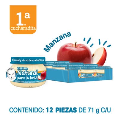 Gerber Papilla Etapa 1 Manzana Pack De 12 Frascos De 71 G C/u. - $140.40 en Mercado Libre | PrecioMX