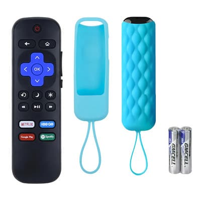 Xtwe Control Remoto Compatible Con Sanyo ROKU Smart TV ROKU (netflix/hbo Go/google Play/spotify)