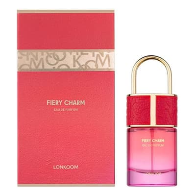 Lonkoom Perfume de Mujer Fiery Charm Frutal Edp 50 ml Eau de Parfum para Dama Spray Notas Floral Afrutado Presente para Mujeres