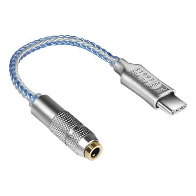 Adaptador Usb Tipo C A Conector De Audio De 3,5 Mm Con Chip De Decodificación De Audio Hi-fi Integrado Hi-fi Dac De 32 Bits