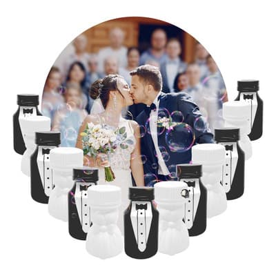 24 Burbujas Novia & Novio Burbujeros Smoking Fiesta Boda - $249.50 en Mercado Libre | PrecioMX