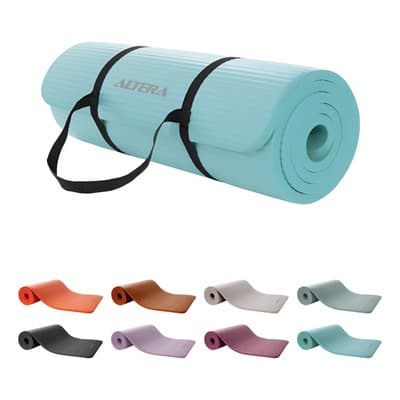 Tapete Yoga Grueso 15 Mm Fitness Altera Nbr Antiderrapante Color Azul Palido - $423.47 en Mercado Libre | PrecioMX