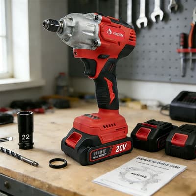 Inalambrica Llave Pistola Taladro Electrico Impacto 2batería Color Rojo - $377.72 en Mercado Libre | PrecioMX