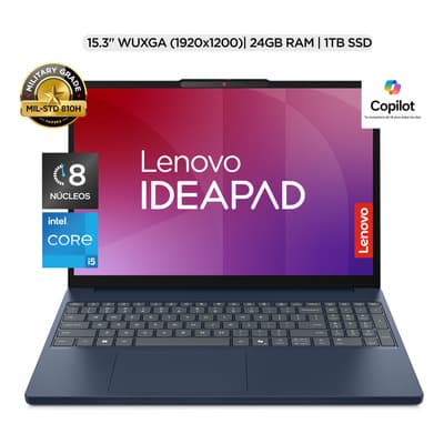 Laptop IdeaPad Slim 3 15,3 Intel Core I5 24gb Ram 1tb Ssd Lenovo