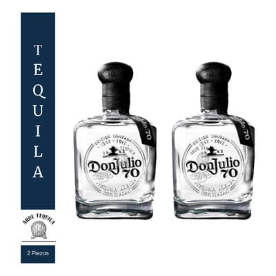 Tequila Don Julio 70 Cristalino 700ml (caja Con 2 Botellas) - $1,449.00 en Mercado Libre | PrecioMX