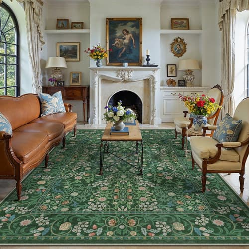 1.8x2.7m Alfombra Para Sala Y Dormitorios Suave Tapete Persa - $1,195.84 en Mercado Libre | PrecioMX