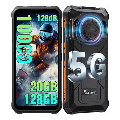 Fossibot F110 Pro Dual Sim 20GB RAM 128GB 10000mAh 5G Naranja Android 15