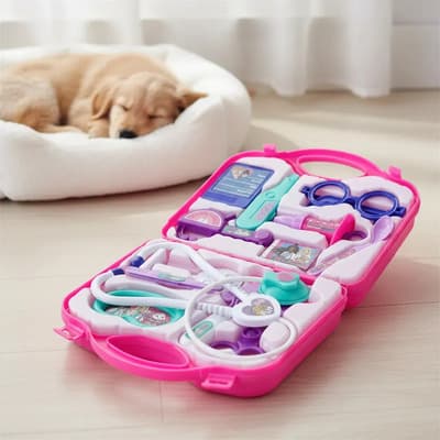 Juego Doctora Veterinaria Barbie Con Maletin Juguete Niñas Rosa - $179.10 en Mercado Libre | PrecioMX