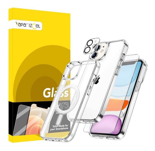 Kit Funda Para iPhone Magsafe + Mica Pantalla + Mica Cámara. - $98.99 en Mercado Libre | PrecioMX