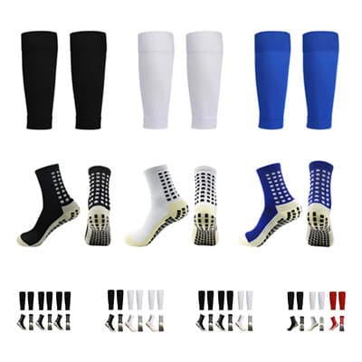 6 Par Calceta Antideslizantes Media Fútbol Y Manga Media Color Negro Blanco Azul Talla Universal Para Adultos Para Todos Los Adultos - $108.35 en Mercado Libre | PrecioMX