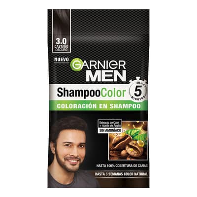 Garnier Men Tinte Para Cabello Tono 30 Castaño Oscuro 30 Castaño Oscuro Profundo - $72.00 en Mercado Libre | PrecioMX