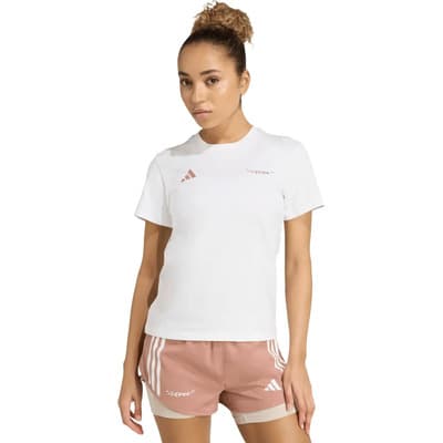 Playera adidas Correr México Marathon Pack Mujer Jy7618 Blan