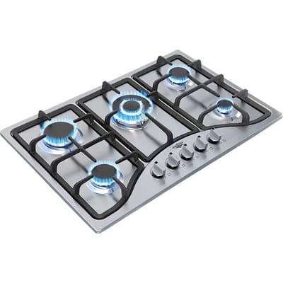Parrilla Estufa 5 Quemadores Gas Lp Natural Acero Inoxidable Color Gris Gutstark - $1,740.00 en Mercado Libre | PrecioMX