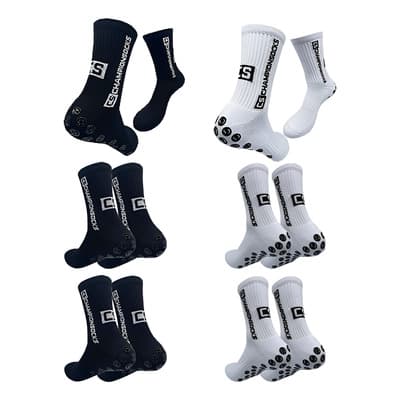 Calcetines De Fútbol Transpirables Y Antideslizantes 6 Pares
