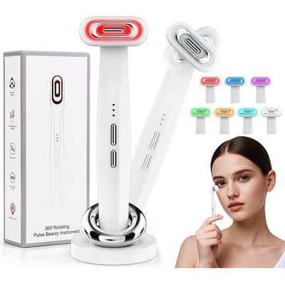 Ezzyso Eléctrico Masajeador Ems Eye Lift Wand De Ojos Para Arrugas Aparato Para Masaje Facial Masajeador Reductor De Papada Con Microcorriente Ems Y De Masaje Cálido Radio Frecuencia Aparatos - $387.41 en Mercado Libre | PrecioMX