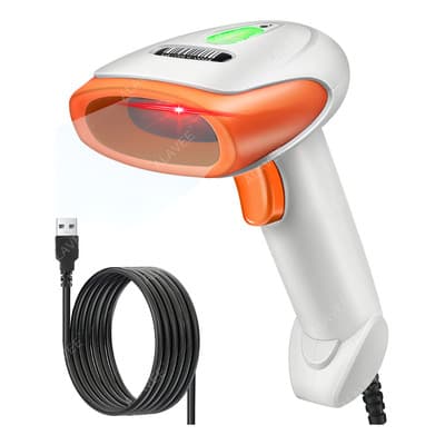 Kuiiyer Lector De Código Barras Handheld 1d 2d Láser Lector Usb Cableado Barcode Scanner Qr Reader E307 Color Blanco - $266.94 en Mercado Libre | PrecioMX