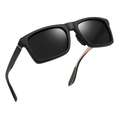 Lentes De Sol Polarizados Hombre Mujer Moda Uv400 Cuadrados Estilo Clásico Anti Luz Solar Unisex Diseño Negro Mate - $406.30 en Mercado Libre | PrecioMX